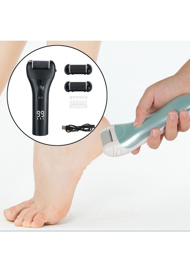 Suntek Ayak Sert Deri Temizleyici Çatlak Topuklar İçin Siyah