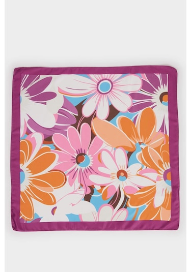 Defacto Kadın Desenli Fular G1575ax25wnpn1 Pembe