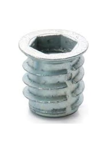 Metal Dübel Mobilya Bağlantı Zamak Vida Yuvası M10 10x25 10 Adet