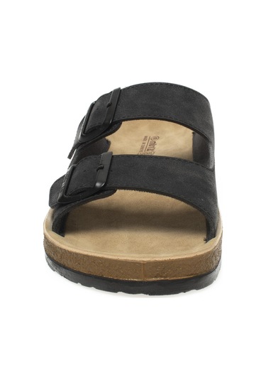 Muya 31330m Allen Çift Bant Siyah Erkek Terlik Siyah