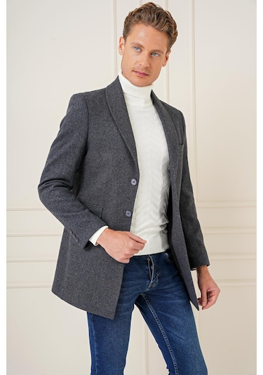 Ka 084 Slim Fit Lacivert Spor Kaban Lacivert