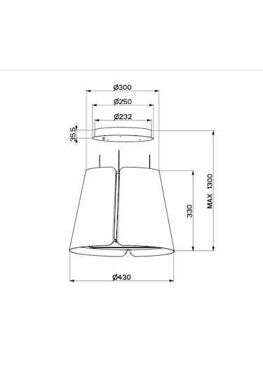Franke Faber Beat WH Matt F45 Ada Tipi Davlumbaz
