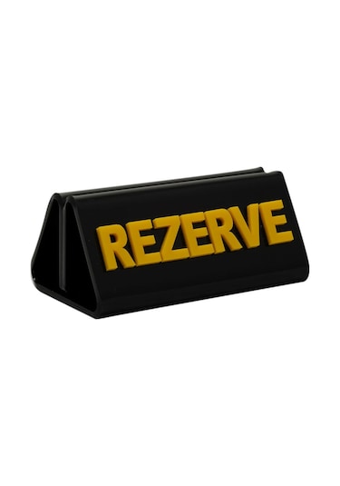 Rezerve Adisyonlu Siyah - Sarı