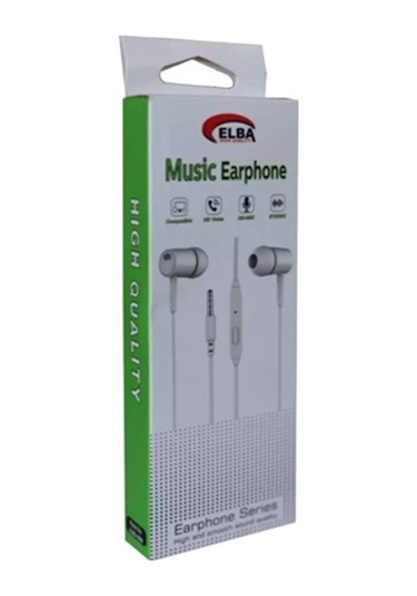 Elba Kulaklık Kablolu Elb-22-d21b Beyaz - 3 Adet Diğer
