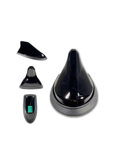 Carsihan Eraks Car Accesorıes Oto Balık Sırtı Anten Köpekbalığı Siyah