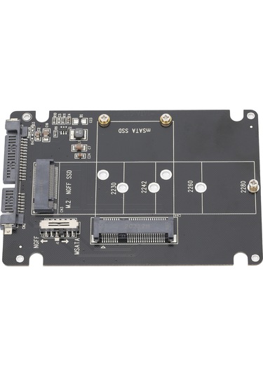 Geeroyoo M.2 Ngff/msata Ssd'yi Sata'ya Dönüştürücü Kart - 6gbps Hız, Sabit Montaj, Çoklu Sisteme Desteği, Veri Güvenliği