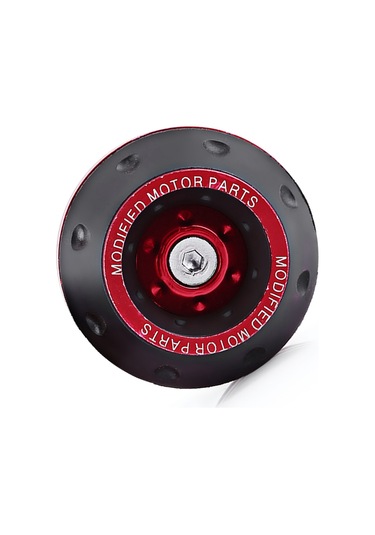 Yaozixa Motorsiklet Cnc Alüminyum Ön Çatal Koruması - Kırılganlığı Azaltır, Dayanıklı Ve Anti-sürtünme Özelliği Kırmızı, Çift Adet