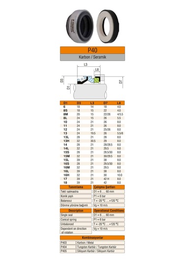 Alem Bertola 16 X 28 Keçe Mekanik Salmastra