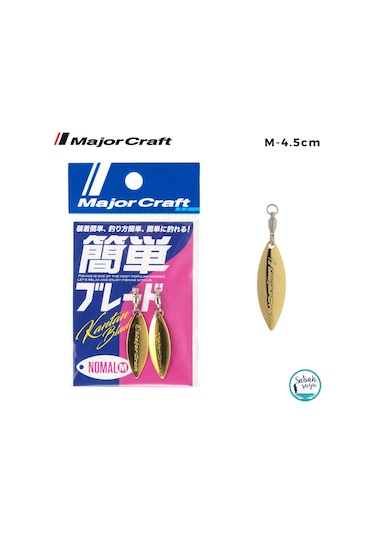 Major Craft Kantan Blade Kaşık Nomal 4.5cm Medium 01 Gold