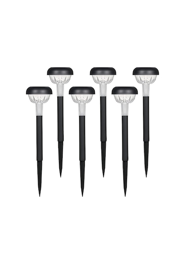 Tomshine 6 Adet Led'ler Dış Mekan Güneş Enerjili Lamba Sıcak Beyaz