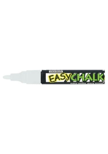 Marvy Easy Chalk Marker Sıvı Tebeşir Kalemi Beyaz Fosforlu Adet