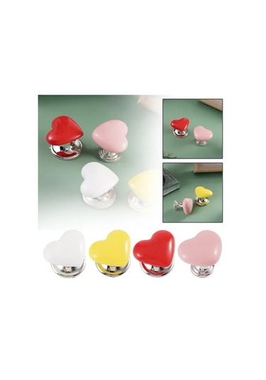 Büro Ev Klozeti İçin Kalp Tasarımlı Sifon Tuşu Diğer