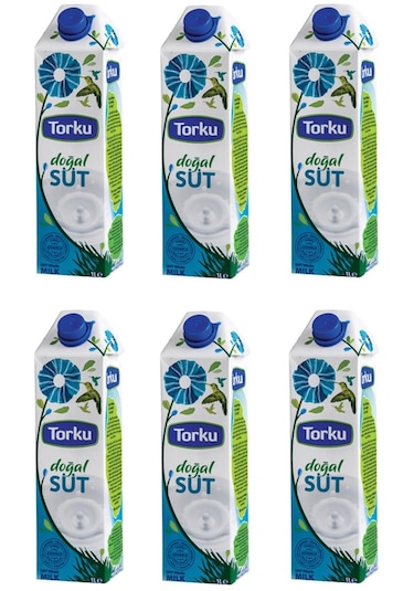 Torku Yağlı Süt 1 Lt X 6 Adet