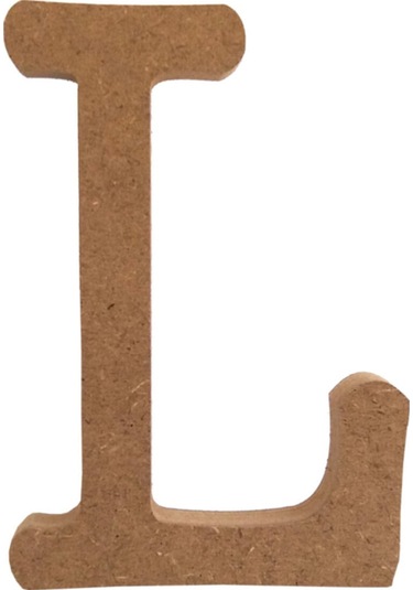 Na Neşeli Ahşap 20 Cm 18 Mm Ahşap L Harfi.boyanabilir Ahşap Harf.ahşap Boyama Ürünü.ham Ahşap Harf. Model Neseli234568073