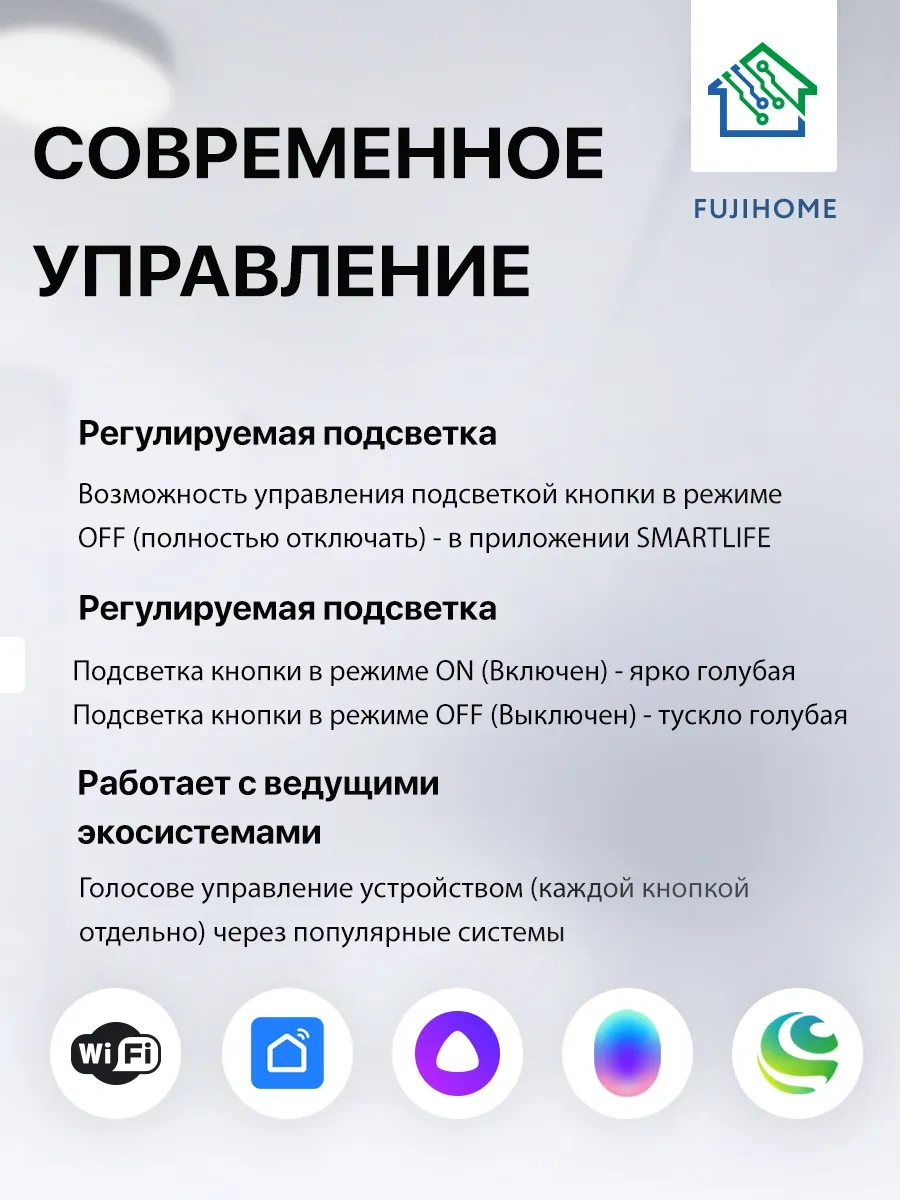 Fujıhome Çift Düğmeli Dokunmatik Wifi Anahtarı 388743803