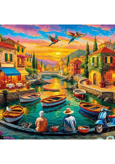 20089 Puzzle 500 The Silent Tale Of Fisherman
