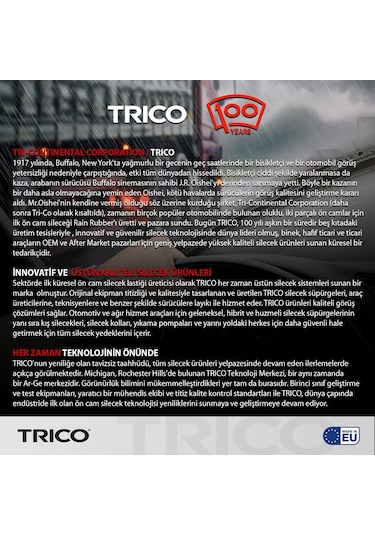 Trico Exactfıt Arka Tek Silecek 300mm Ex301