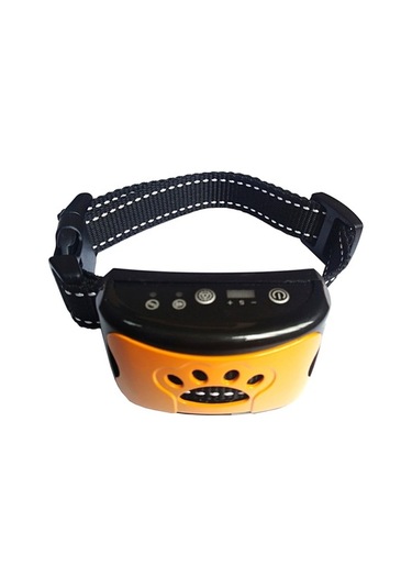 Dancemonkey Bark Stoper Şarj Edilebilir Köpek Tasması, Turuncu