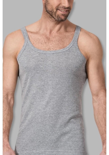 Namaldı 122 İnce Askılı Erkek Atlet - 1 Adet Gri