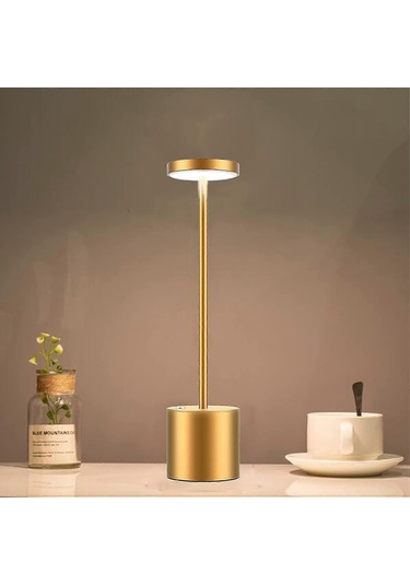 Kablosuz Masa Lambası, Uzun Versiyon Şarj Edilebilir 6000mah 2 Se Çok Renkli