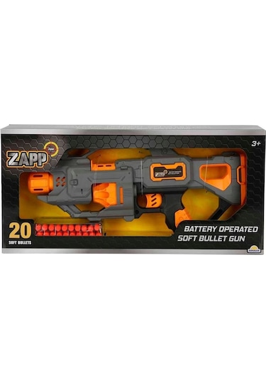 4575 Zapp Toys 20 Mermili Sünger Dart Atan Silah 45 Cm -sunman