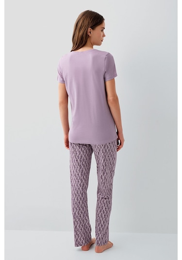 Pierre Cardin Kadın Mor Pijama Takım Mor