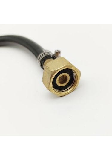 Uygun Propan Dolum Hortumu Evrensel Gaz Güvenilir Açık Kamp Sobası Adaptör Aksesuarları Siyah