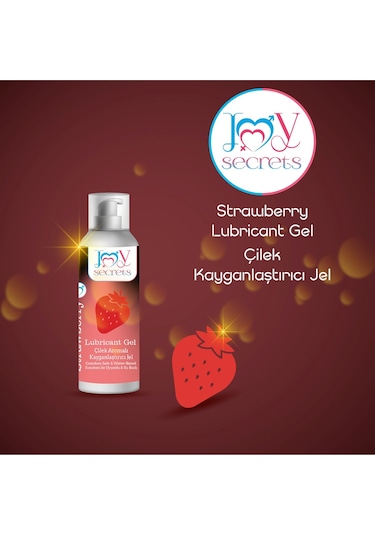Joy Secrets Kayganlaştırıcı Jel Çilek Aromalı 100 ML