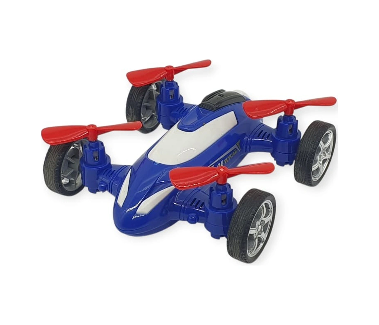 Sürtmeli Drone Araba Hareketli Pervane - Mavi Çok Renkli