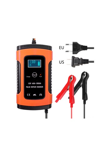 Suofeng 12v 5a Akıllı Araç Akü Şarj Cihazı - Hızlı Şarj, Tam Otomatik, Lcd Ekranlı, Kurşun Asit Aküler İçin