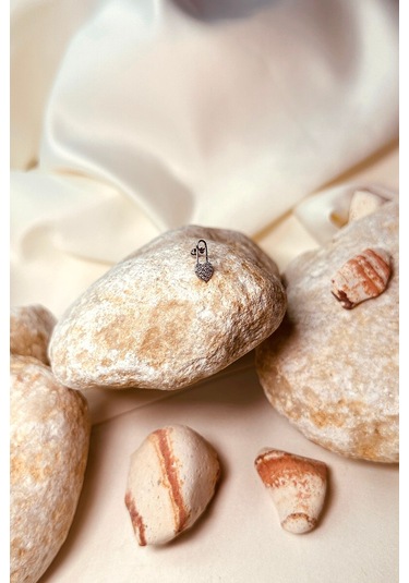 Çengelli İğne Taşlı Silver Gümüş Renk 316l Stainless Steel Çelik Piercing Tragus Helix Gümüş