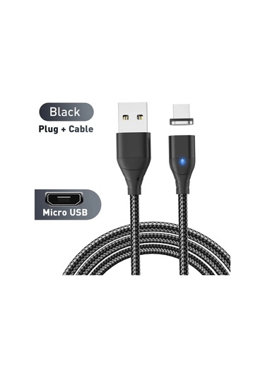 Lovebay3a Manyetik Şarj Kablosu Tip C/mikro Usb Süper Hızlı Iphone Uyumlu 15/14 Huawei Xiaomialtın2m
