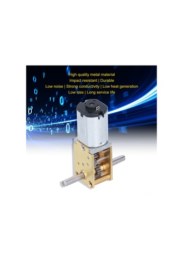 Dianziye 12v D Çapraz Metal Redüksiyon Motoru - Yüksek Dayanıklı, Düşük Gürültü - Dıy Robot Oyuncakları, Akıllı Oyuncaklar İçin 136 Devir/dakika