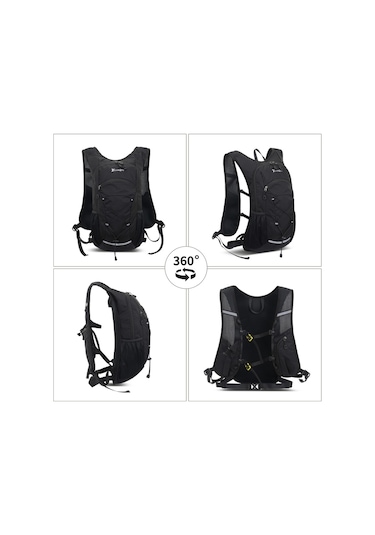 Skycıty Yürüyüş Sırt Çantası Su Geçirmez Hafif Seyahat Sırt Çantaları Erkekler Kadınlar İçin Katlanabilir Spor Sırt Çantası Su Mesanesi İle Binicilik Kamp İçin 381