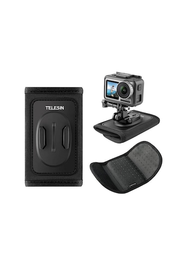 Ayex Backpack Strap Mount Telesin Gp-bpm-003 Aksiyon Kamera Çanta Askı Aparatı Gopro, Djı İle Uyumlu