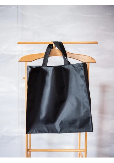 Dovgy Shop Baskısız Kumaş Shopper Çanta 434435538 Siyah