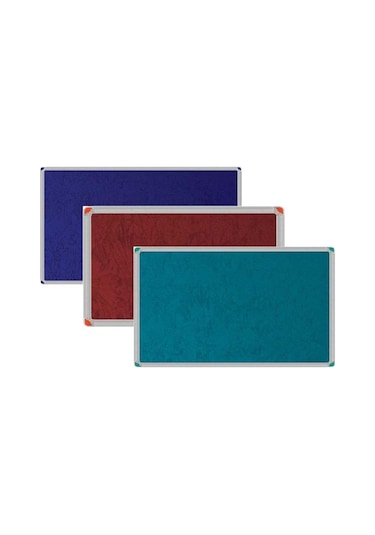 Panda 120 x 240 CM Mavi Kumaş Kaplı Alüminyum Çerçeve Pano - pan968