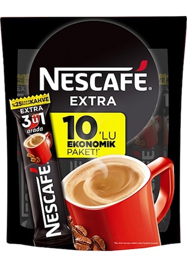 Nescafe 3'ü 1 Arada 10'lu Extra Diğer