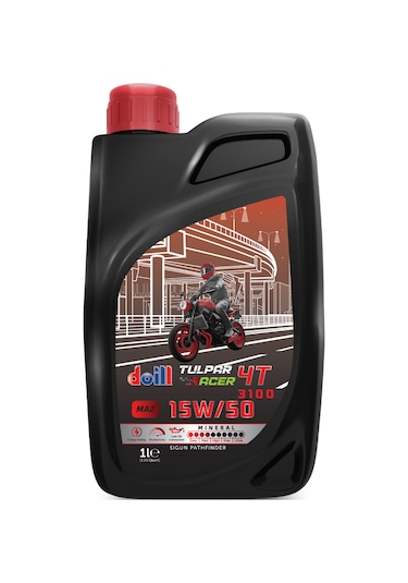 Doill Tulpar Racer 15W-50 4T - 4 Zamanlı Motosiklet Yağı 1 L