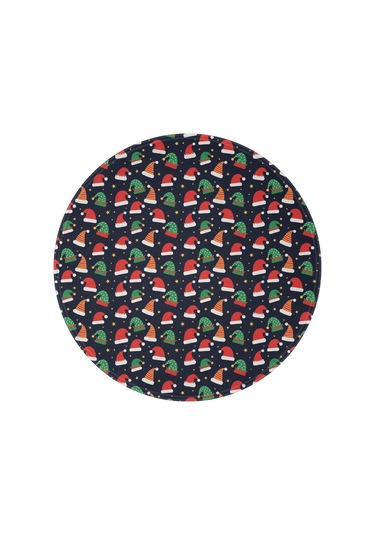 Noel Desenli 60 İnç Yuvarlak Flanel Battaniye, Yetişkin Ve Çocuk İçin, Yumuşak, Rahat Ve Hafif Noel Şapka Yıldızı