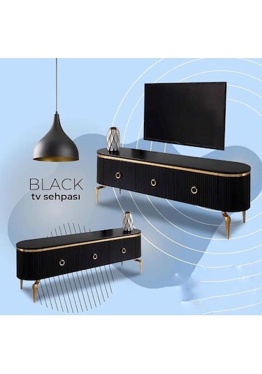 Evnesya1 Desing Tv Sehpa Siyah