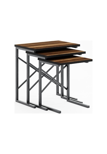 Ceramical ZG1 Zigon Metal Sehpa 3'lü Sakramento