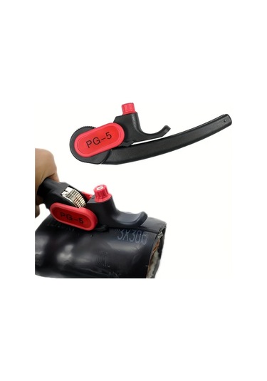 Xuweiwei 1 Adet Kablo Soyma Makinesi Manuel Longitudinal Dilimleyici Pg5 Değiştirilebilir Bıçak Siyah Kırmızı Elektrikli Tel Soyma Aleti