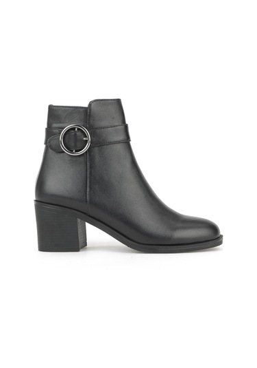 Ziya, Kadın Hakiki Deri Bot 1531020z301 Siyah 1531020z301 000 Siyah