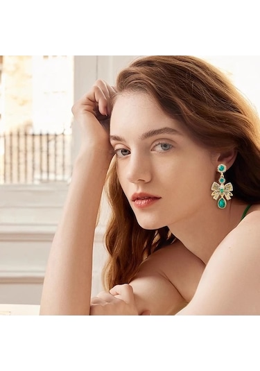 Ganzhoushop Yeni Yay Vintage Tarzı Su Saray Renk Lüks Kristal Kırmızı Kadın Için Moda Eğilim 2025 Eo Kırmızı