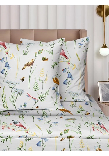 Vasilisa 70x70 2'li Pamuk %100 Poplin Yastık Kılıfları 473383385 Bej