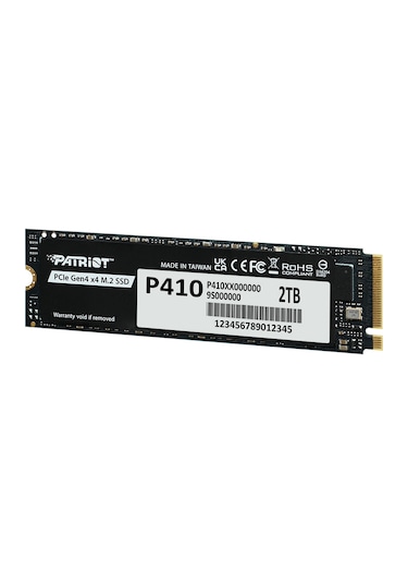 Patriot P410 Pcıe Gen4 X4 Nvme 1.4 M.2 2280 Ssd R/5000 W/4500 Adad2ptr0002