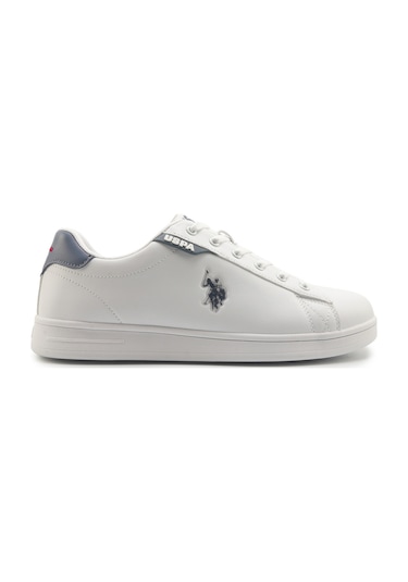 U.s. Polo Assn. Costa 5fx Beyaz Erkek Sneaker Beyaz-mavı Beyaz - Mavi
