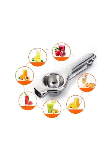 Limon Sıkacağı Paslanmaz Çelik Manuel Sıkacağı İşlemci Mutfak Aksesuarları Suyu Meyve Presleme Narenciye Portakal Sıkacağı Limon Presi