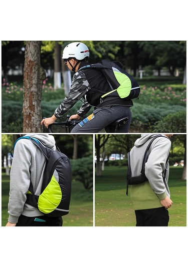 Jeemson 16l Su Gezgin Sırt Çantası - Su Geçirmez, Hafif Ve Ergonomik Bisiklet Çantası Yeşil